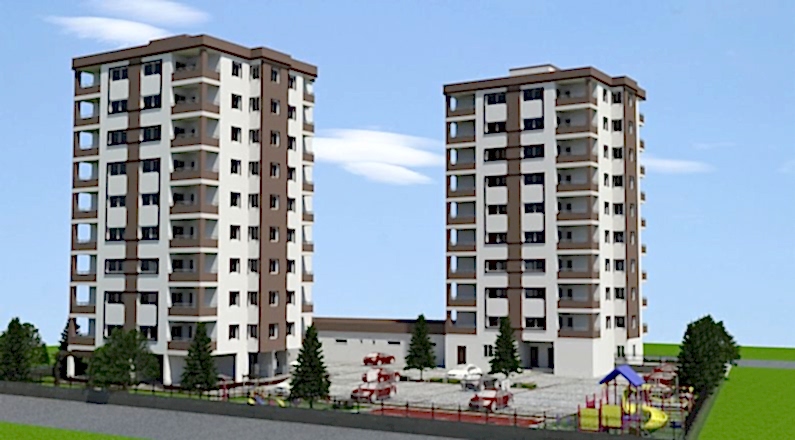 Talih İnşaat duvar örme ve yapı inşaatı bitmiş proje