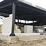 Tufanbeyli Enerjisa santrali inşaatında Ytong gazbeton ile yapılan duvar örme çalışması ve profesyonel işçilik